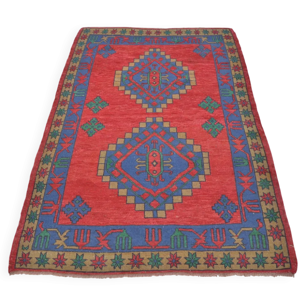 Tapis Oushak anatolien multicolore sku 2543