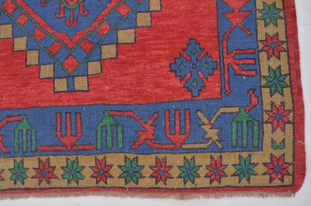 Tapis Oushak anatolien multicolore sku 2543