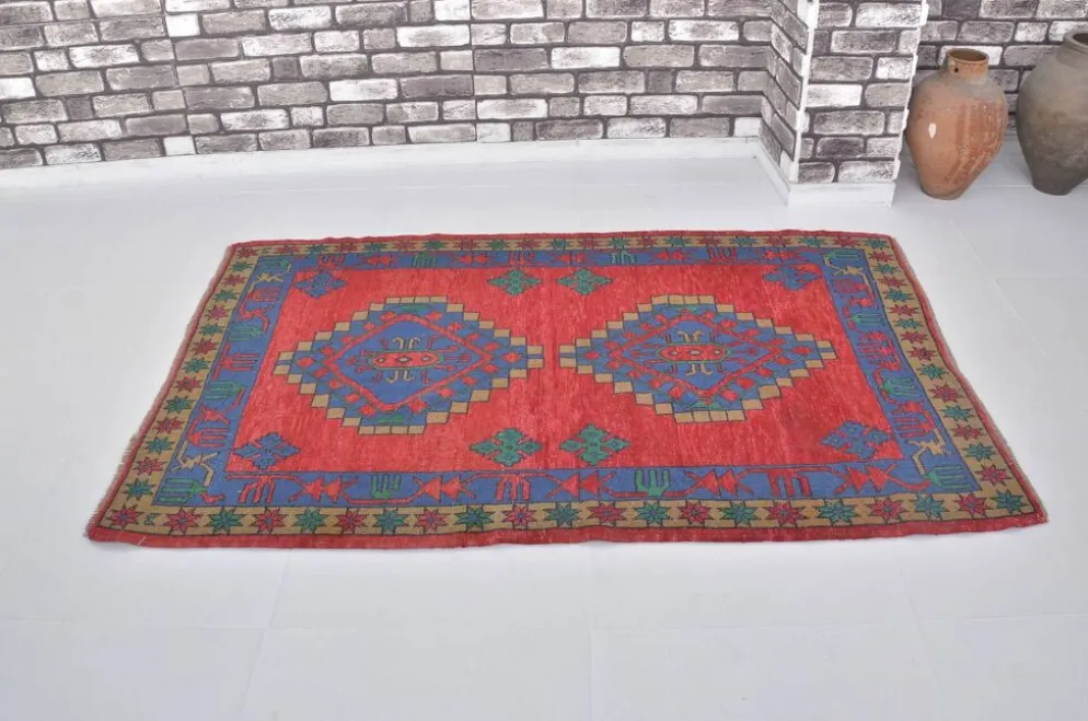 Tapis Oushak anatolien multicolore sku 2543