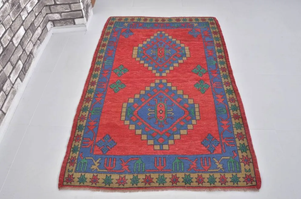 Tapis Oushak anatolien multicolore sku 2543