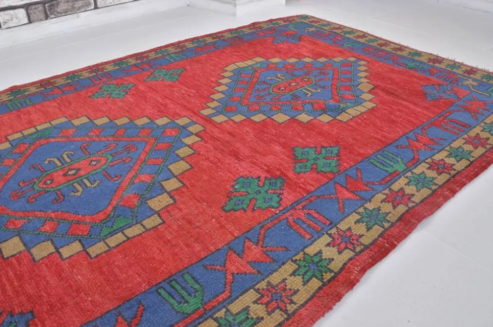 Tapis Oushak anatolien multicolore sku 2543