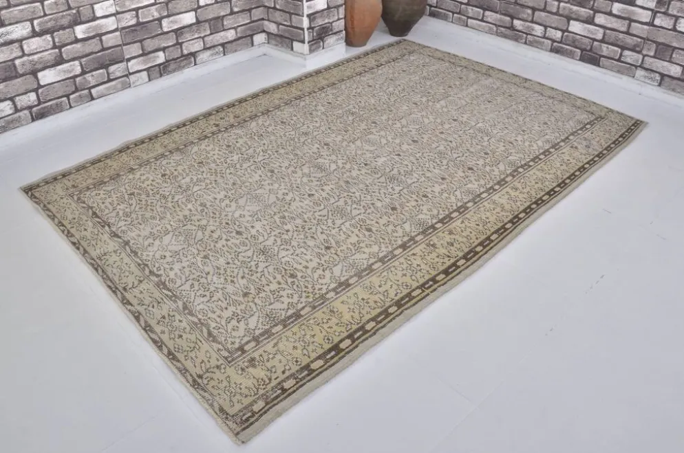 Tapis Oushak anatolien vintage sku1314