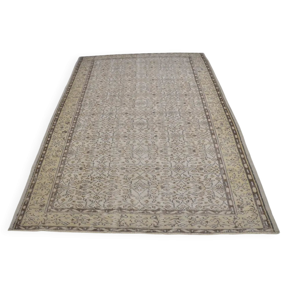 Tapis Oushak anatolien vintage sku1314
