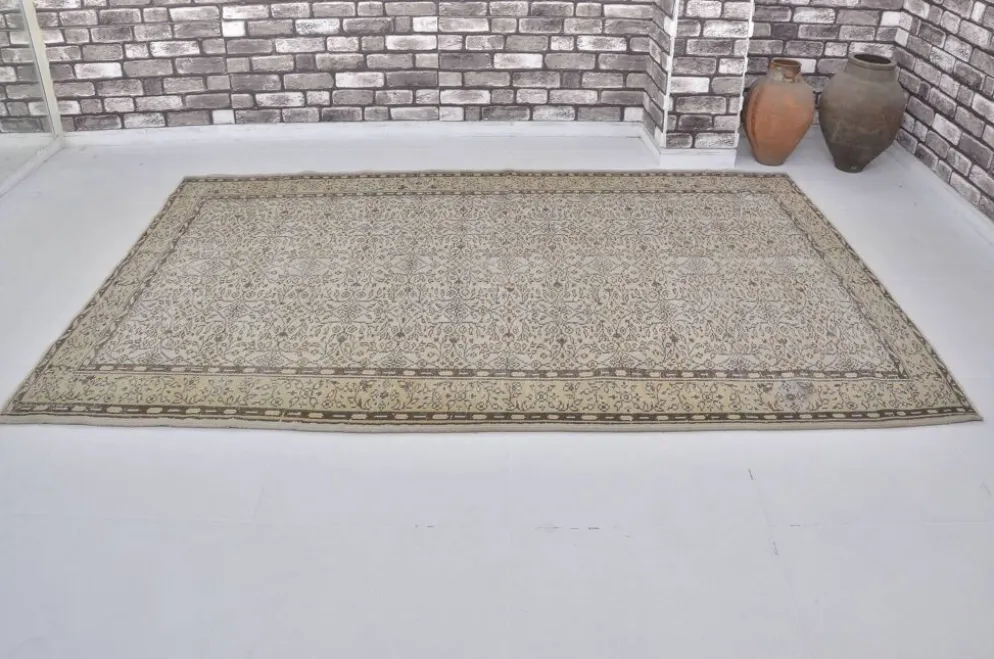 Tapis Oushak anatolien vintage sku1314