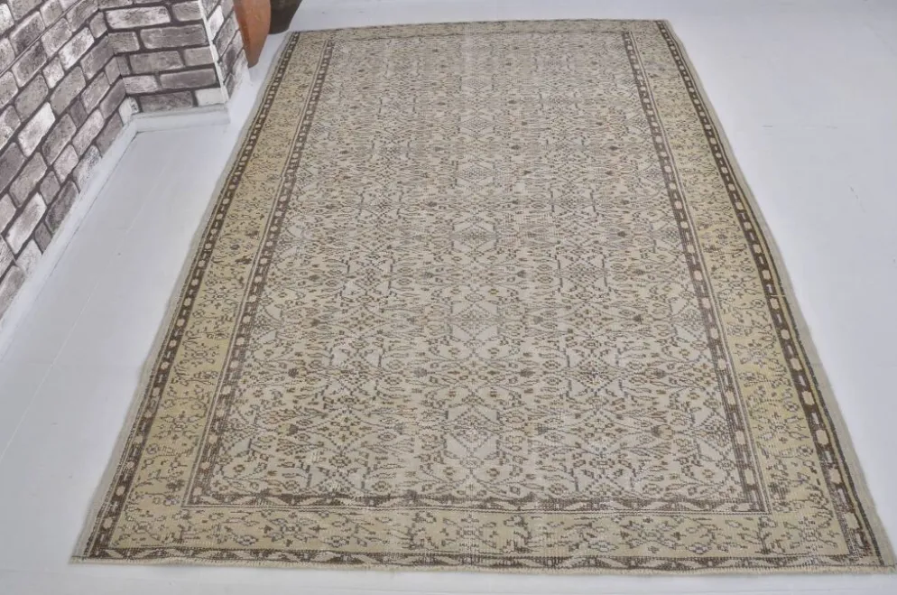 Tapis Oushak anatolien vintage sku1314