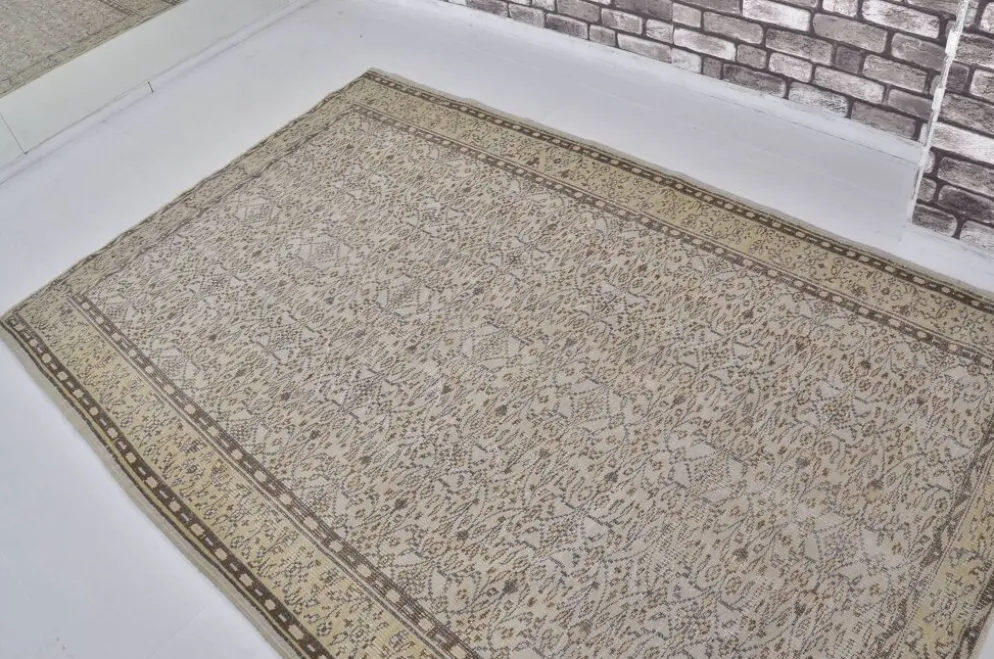 Tapis Oushak anatolien vintage sku1314