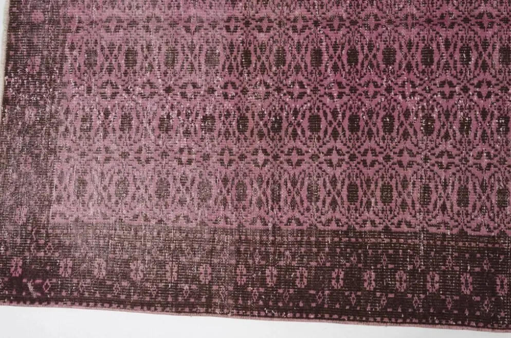 Tapis Oushak décoratif rose sku 2527