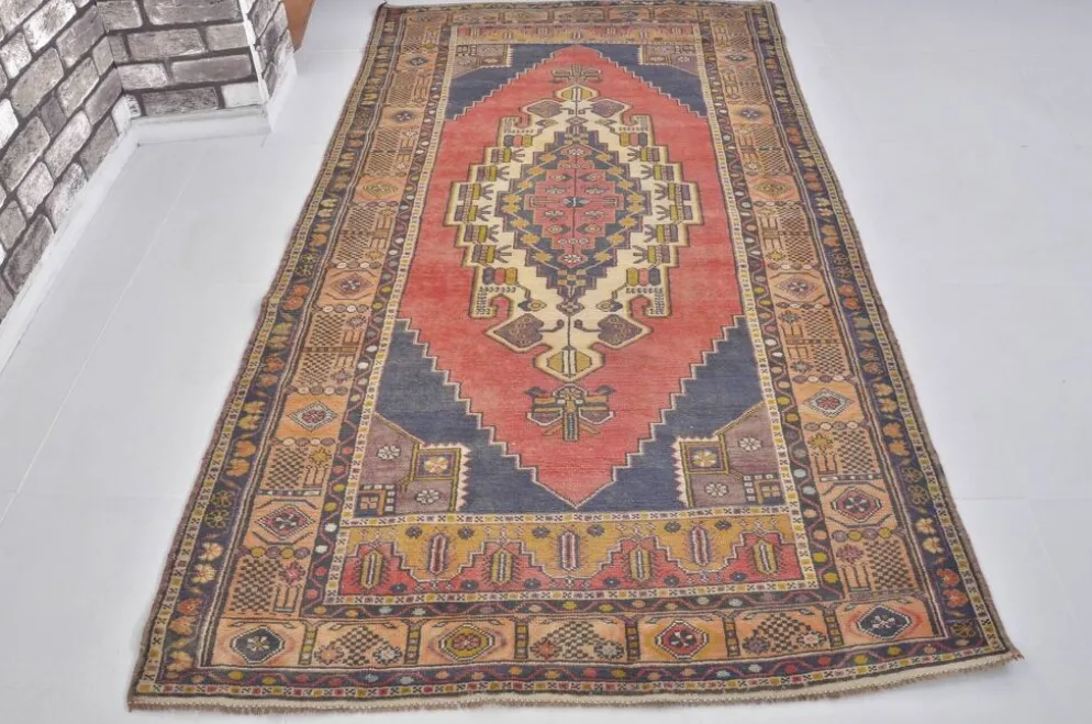 Tapis Oushak vintage turc sku a7