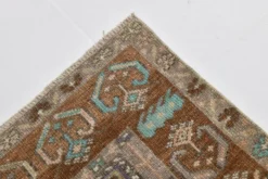 Tapis Oushak vintage 4x6, tapis turc, 107x172 cm