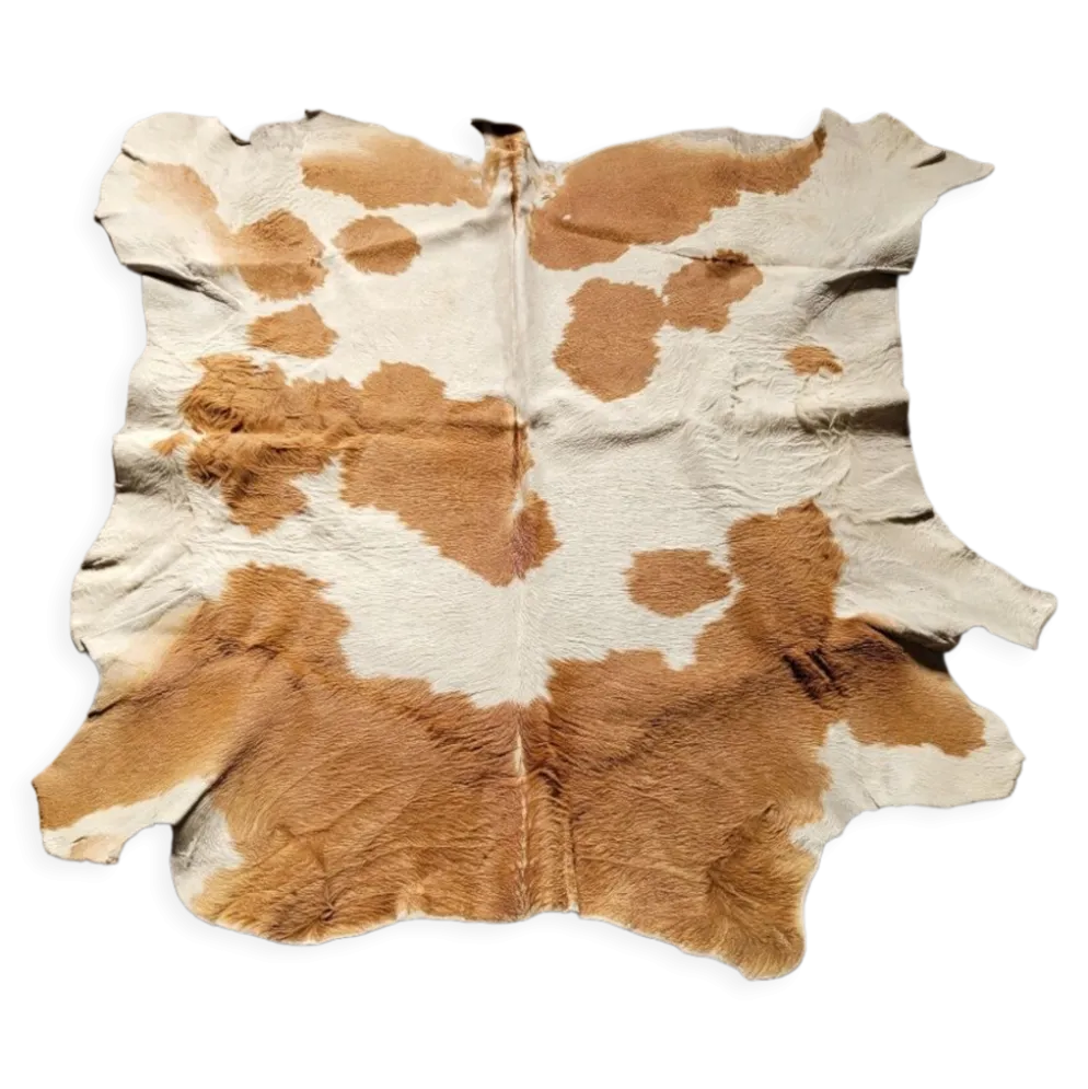 Tapis peau de vache vintage 1970