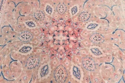 Tapis persan classique antique 57s rose blush bleu 10x13, 293x388 cm