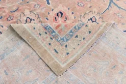Tapis persan classique antique 57s rose blush bleu 10x13, 293x388 cm