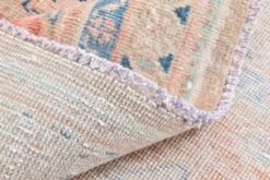 Tapis persan classique antique 57s rose blush bleu 10x13, 293x388 cm