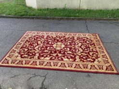 Tapis persan en laine bordeaux 200x300