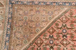 Tapis persan oriental antique saumon rose 10x13, 296x387 cm