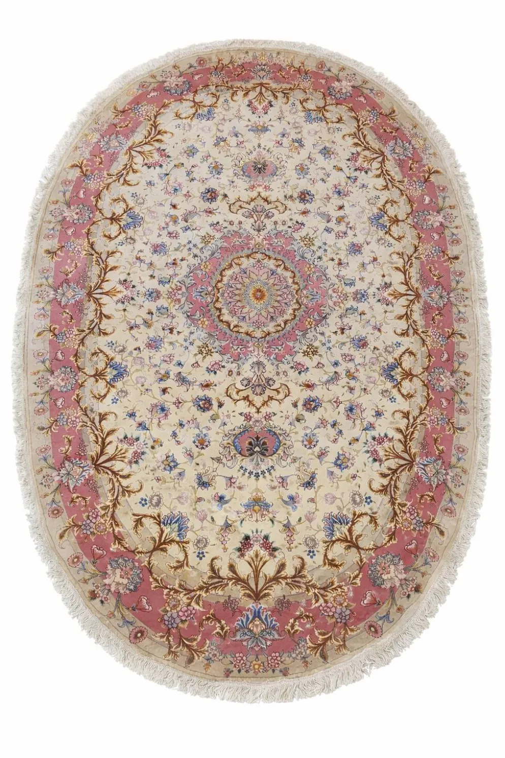 Tapis persan Tabriz 60 Raj noué main – 298 × 202 cm