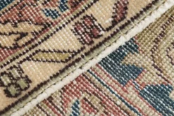 Tapis persan vintage décoratif pastel aux tons terracotta, 238x357 cm