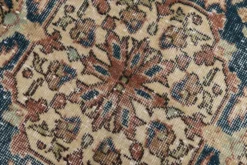Tapis persan vintage décoratif pastel aux tons terracotta, 238x357 cm
