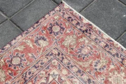 Tapis persan vintage de style oriental bleu marine, 228x338 cm
