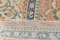 Tapis persan vintage floral rose saumon, tapis de salon 9x12, 280x382 cm