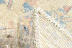 Tapis persan vintage large en nuances de rose, tapis noué à la main, 282x426 cm