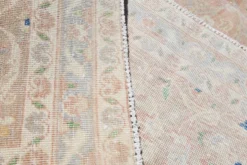 Tapis persan vintage rose blush 9x13, décoration de luxe faite à la main, 283x408 cm