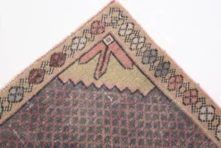 Tapis persan vintage rose délavé 5x8, 137x247 cm