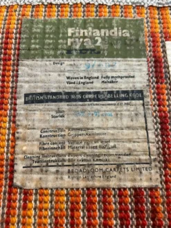 Tapis Pop Art années 60/70 Finlandia