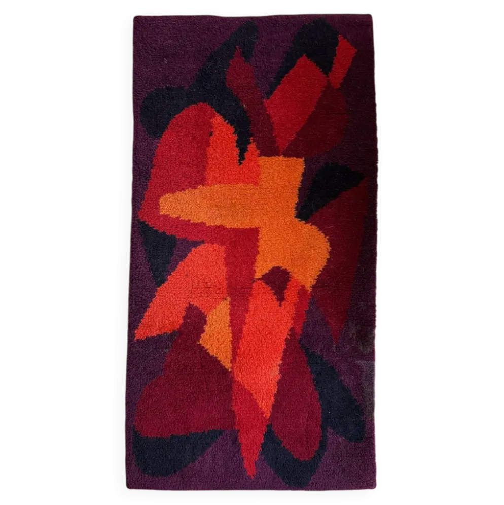 Tapis Pop Art scandinave années 70