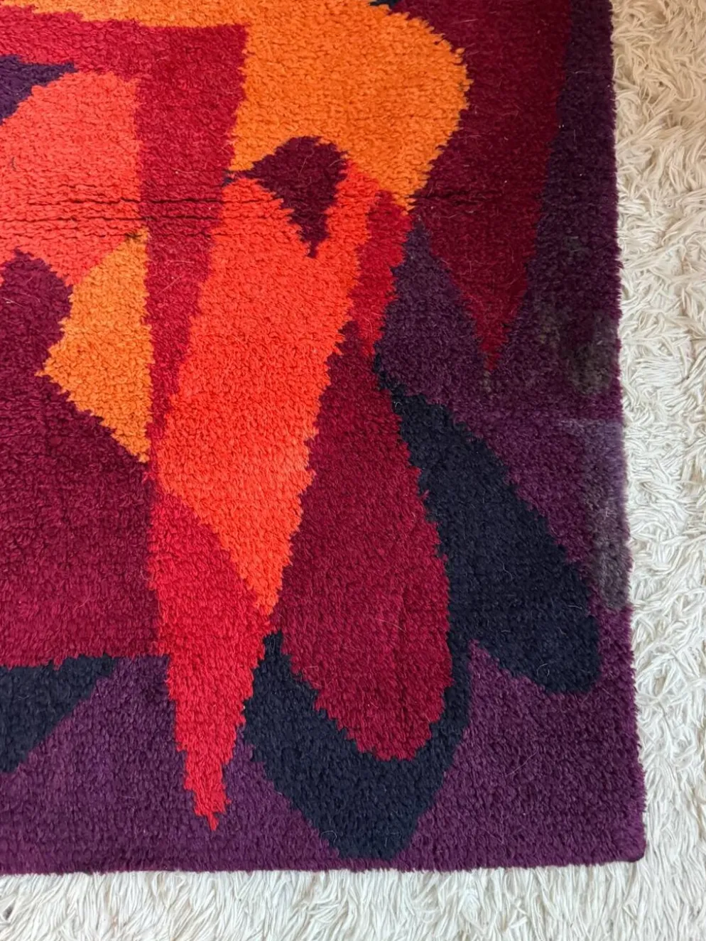 Tapis Pop Art scandinave années 70