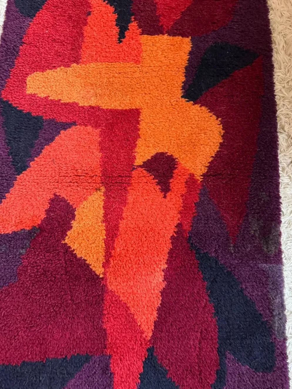 Tapis Pop Art scandinave années 70