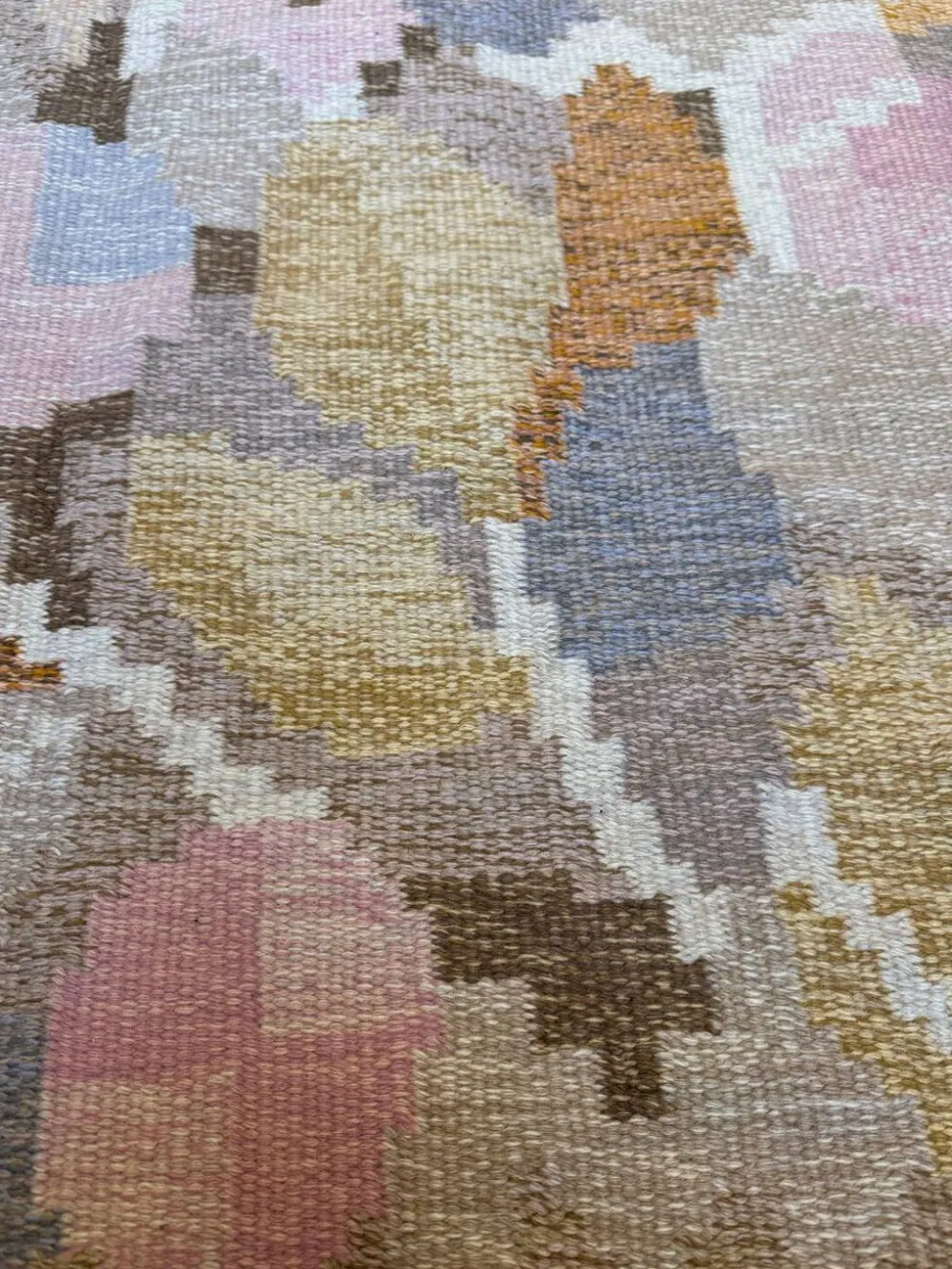 Tapis Rollakan vintage suédois par Ingegerd Silow