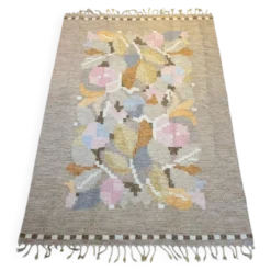 Tapis Rollakan vintage suédois par Ingegerd Silow
