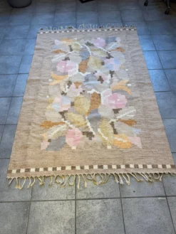 Tapis Rollakan vintage suédois par Ingegerd Silow