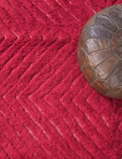 Tapis Rouge Contemporain - 300 x 250 cm