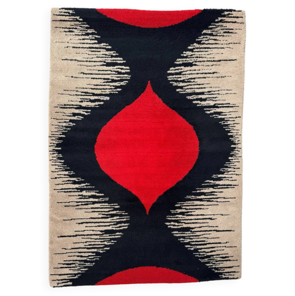 Tapis Rya scandinave, années 70