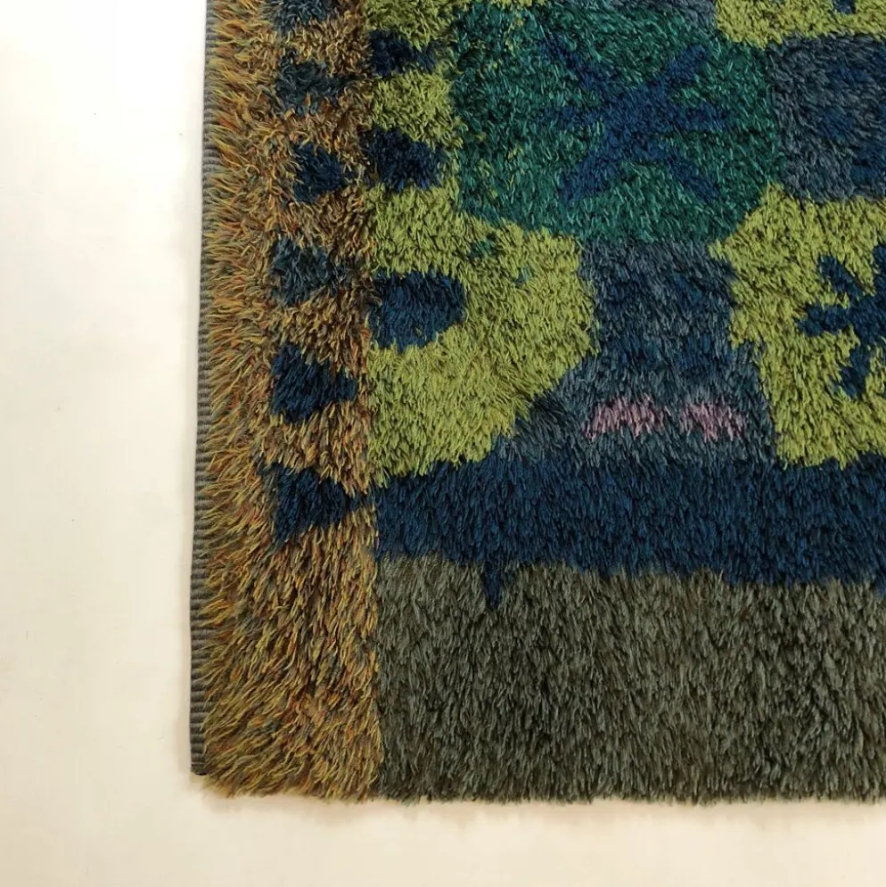 Tapis scandinave Arne Lindaas pour Sellgren AS Norvège 140x212cm