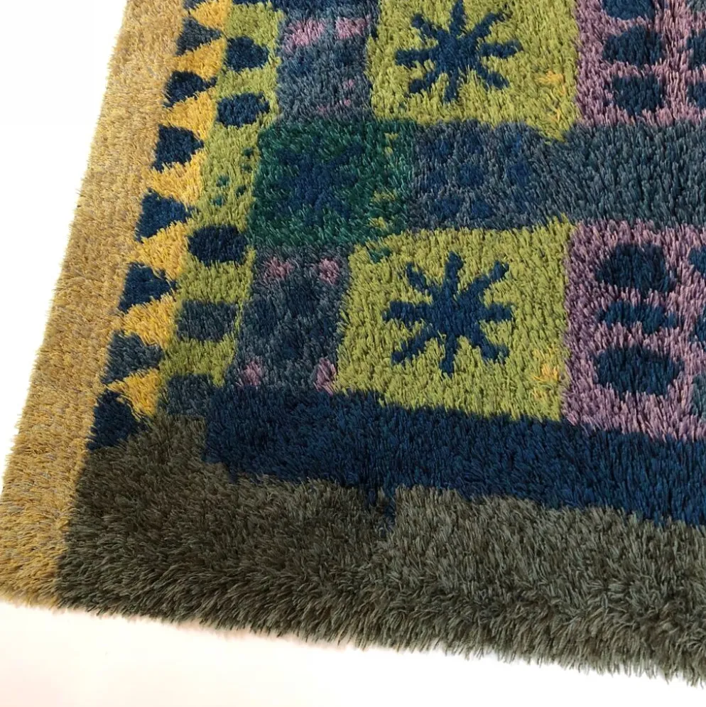 Tapis scandinave Arne Lindaas pour Sellgren AS Norvège 140x212cm