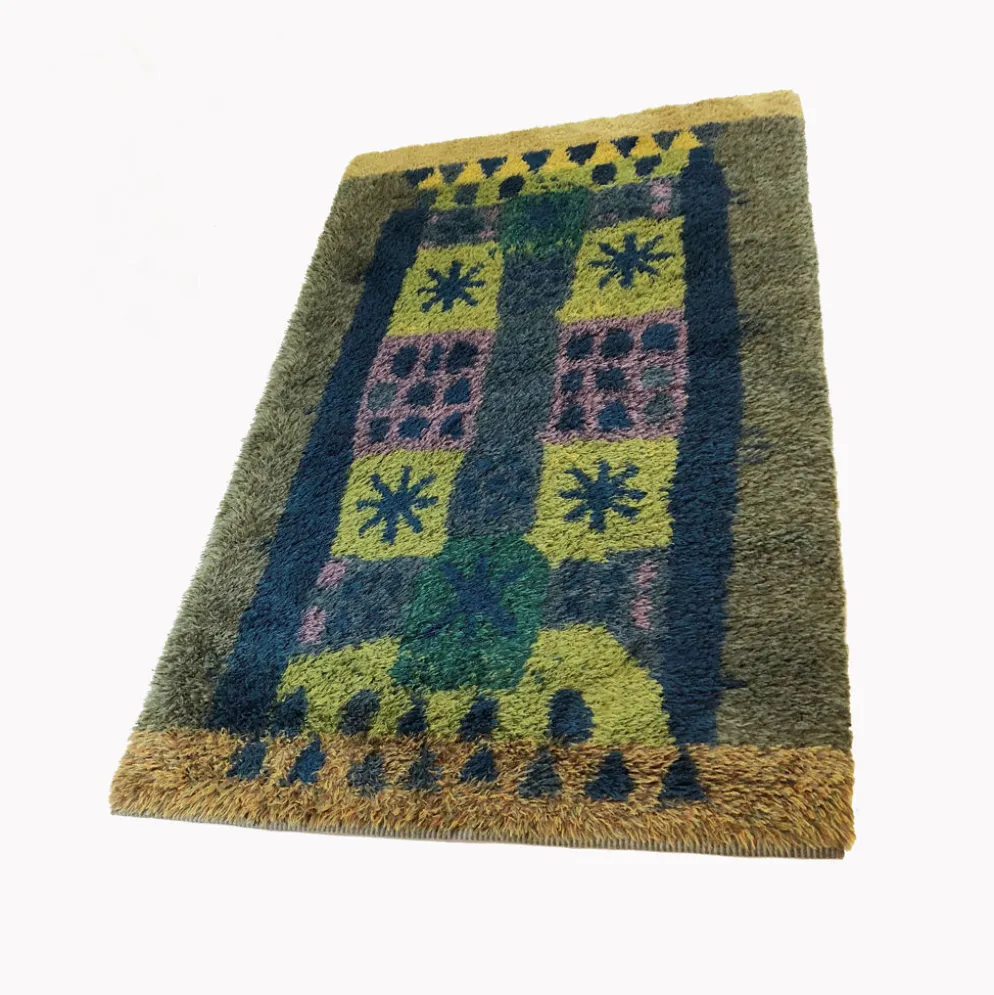 Tapis scandinave Arne Lindaas pour Sellgren AS Norvège 140x212cm