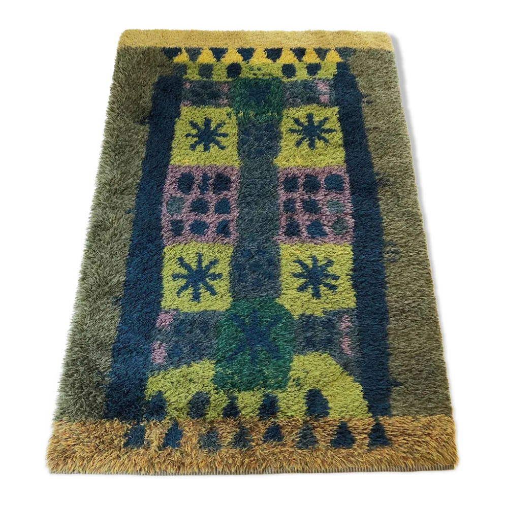 Tapis scandinave Arne Lindaas pour Sellgren AS Norvège 140x212cm