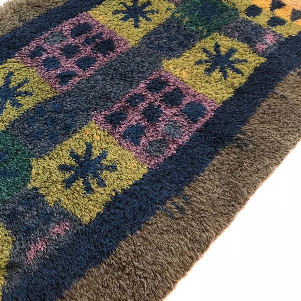 Tapis scandinave Arne Lindaas pour Sellgren AS Norvège 140x212cm