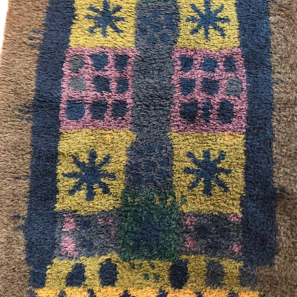 Tapis scandinave Arne Lindaas pour Sellgren AS Norvège 140x212cm