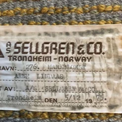 Tapis scandinave Arne Lindaas pour Sellgren AS Norvège 140x212cm