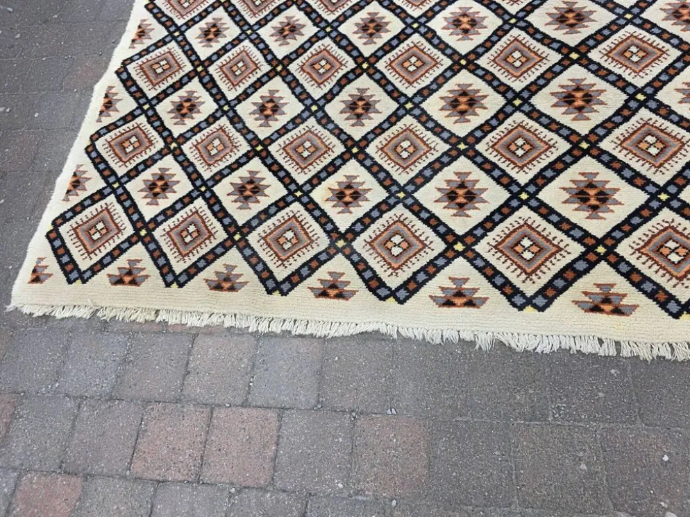 Tapis scandinave en laine des années 60/70