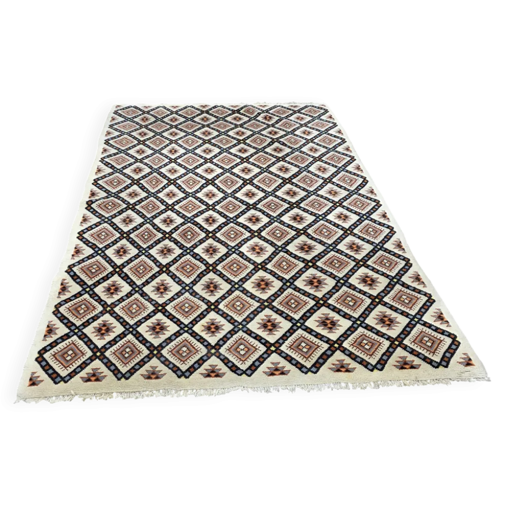 Tapis scandinave en laine des années 60/70