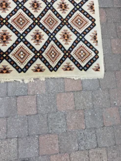 Tapis scandinave en laine des années 60/70