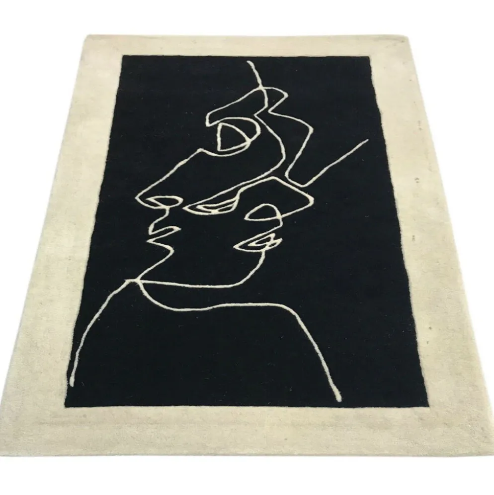 Tapis scandinave en laine 170x240cm