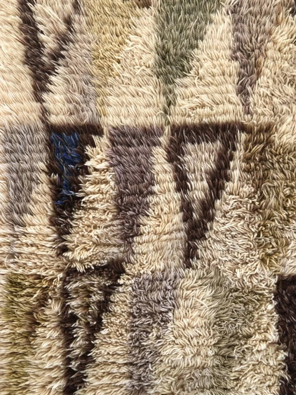 Tapis scandinave Rya de Maija Kolsi Makela, 160x100cm