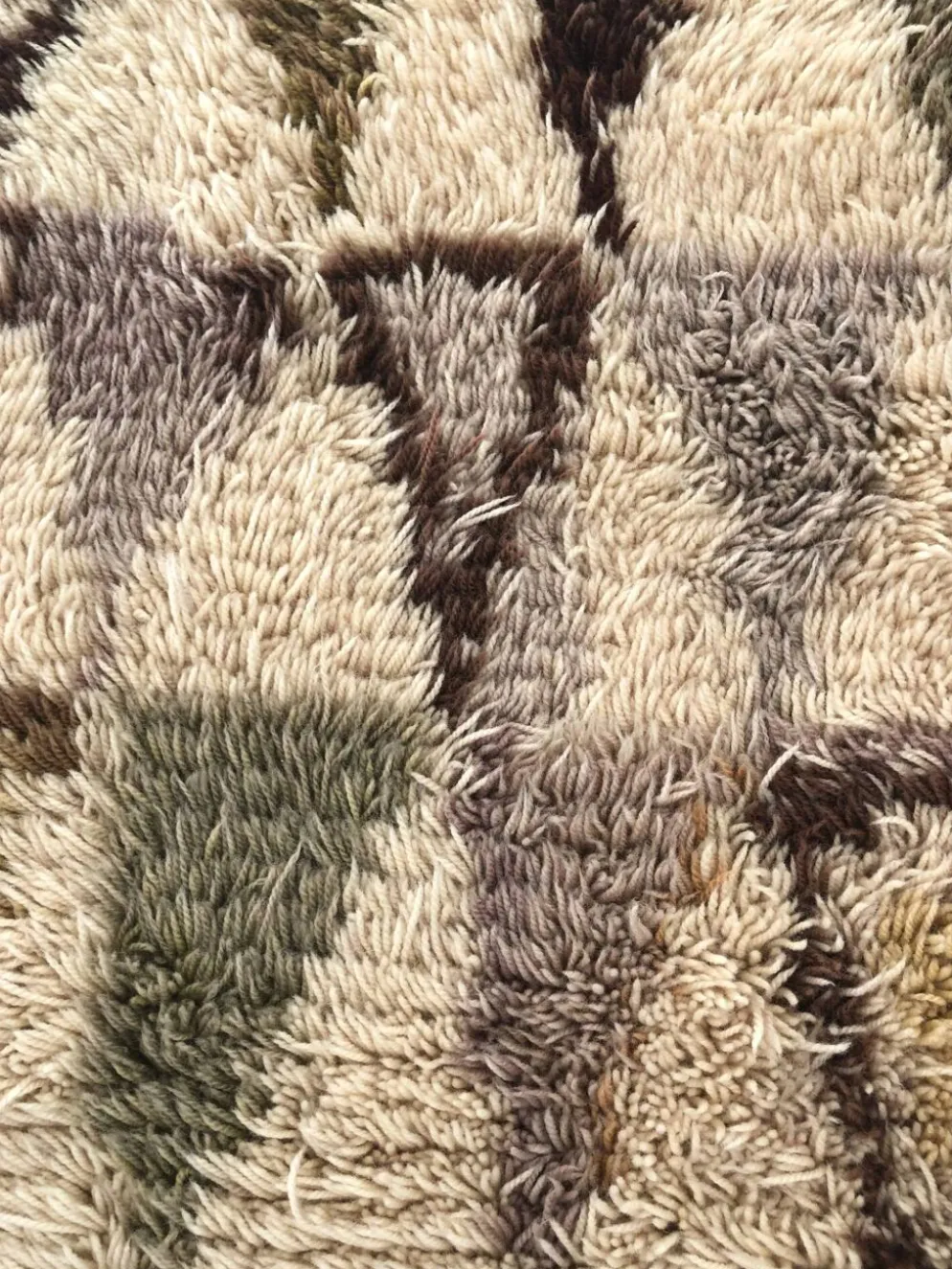 Tapis scandinave Rya de Maija Kolsi Makela, 160x100cm