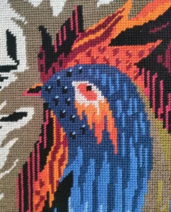 tapisserie au coq 
